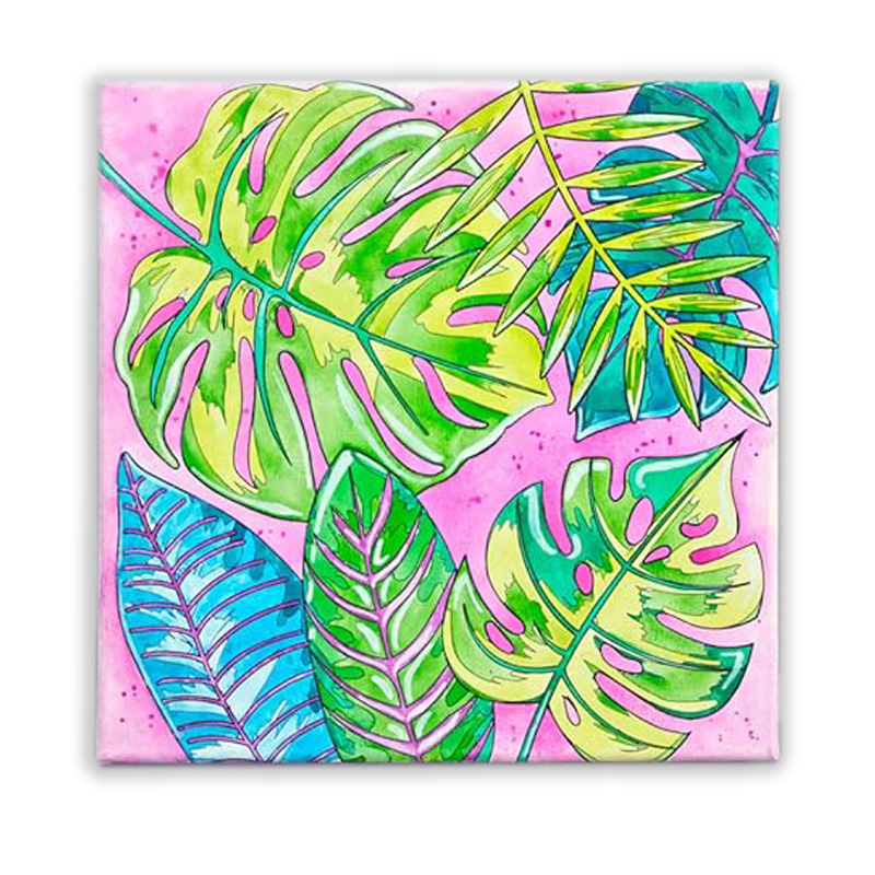 Innovatives Malen nach Zahlen Leinwandset 12 Stück